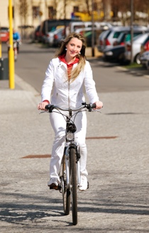Cityrad. Citybikes sind für kurze Fahrten als Alternative zum Auto konzipiert